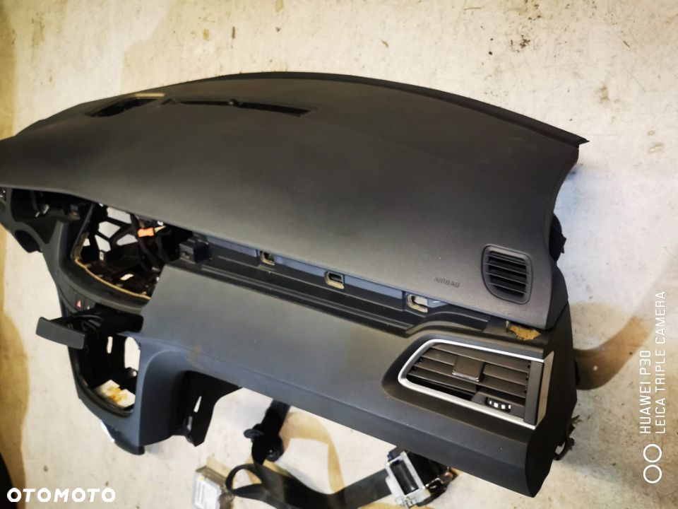 Peugeot 508  DESKA ROZDZIELCZA konsola kokpit pulpit poduszki airbag pasy KOMPLET ORYGINALNY - 3