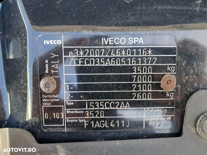 Iveco daily furgon 2.3d izoterm frigorific safkar - 29