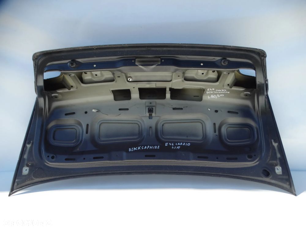 KLAPA BAGAŻNIKA LOTKA M-PAKIET BMW E46 CABRIO BLACKSAPPHIRE F-VAT - 6