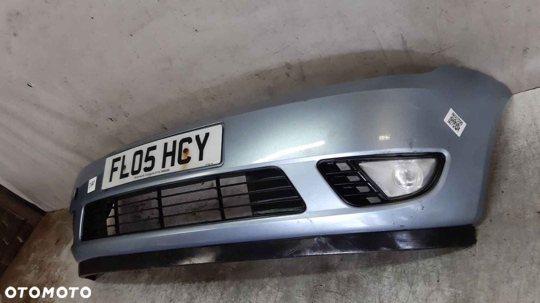 ! ZDERZAK PRZÓD PRZEDNI FORD FIESTA VI MK.6 HALOGENY J4 BŁĘKITNY - 3