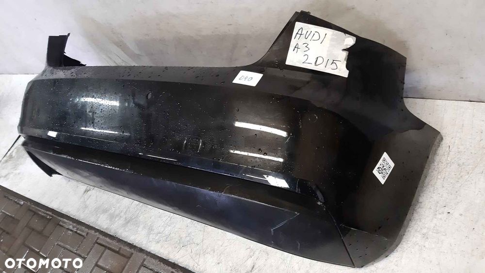 ^ ZDERZAK TYŁ TYLNY AUDI A3 8V LY9T CZARNY PDC CZUJNIKI - 3