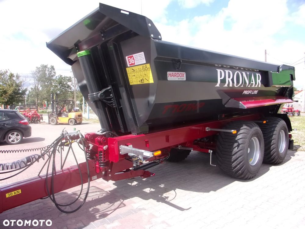 Pronar Przyczepa rolnicza - ciężarowa - budowlana PRONAR T-701HP -16,1 tony, ze skrzynią ładunkową typu Half-Pipe, skorupowa, tandem - 1