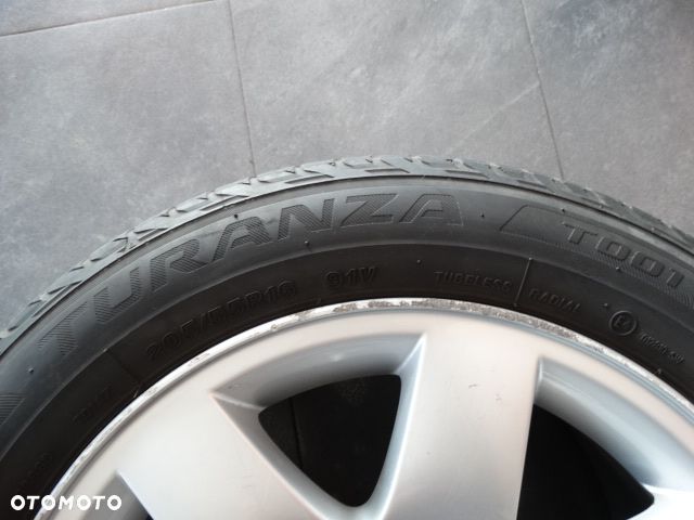 BMW Felgi Koła Aluminiowe 16 Lato 7Jx16H2 ET47 5x120 Opony Continental SportContact2  205/55R16 91W Bridgestone  Turanza T001  205/55R16 91V BMW 3 E36 E46 E90 Z3  316i 318d 318i 320i 320d 232i 325i 328i 330d 330i 330d - 6