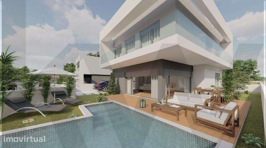 Moradia Isolada Moderna com Piscina – Conforto e Elegância - Grande imagem: 2/10