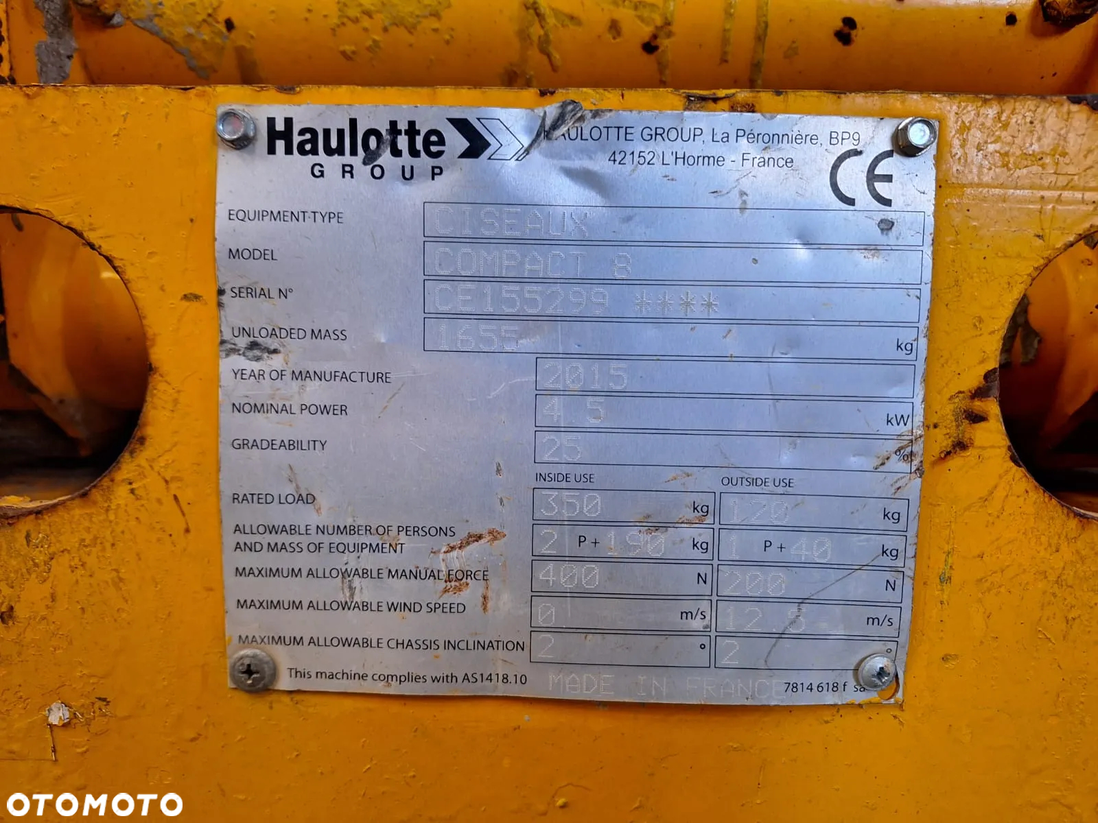 Haulotte COMPACT 8 - 2