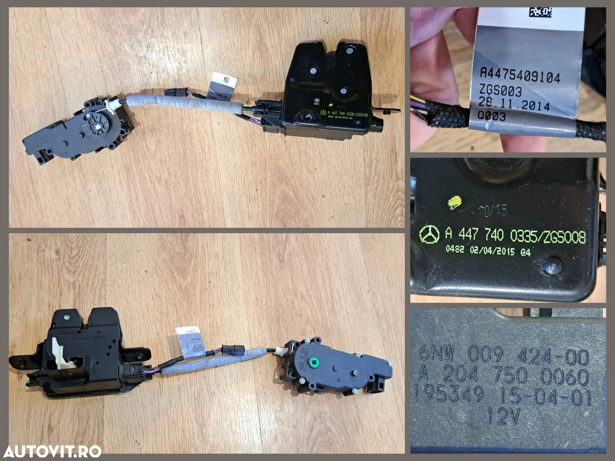 Mercedes SZL Panglica volan Panou butoane avarii ESP DSR Bloc lumini Panou butoane umplere Calculator confort Camera nigt vision Senzor parcare Capac carlig bara Broasca incuietoare haion W221 W164 W169 W245 W205 W253 W251 W216 W447 - 8
