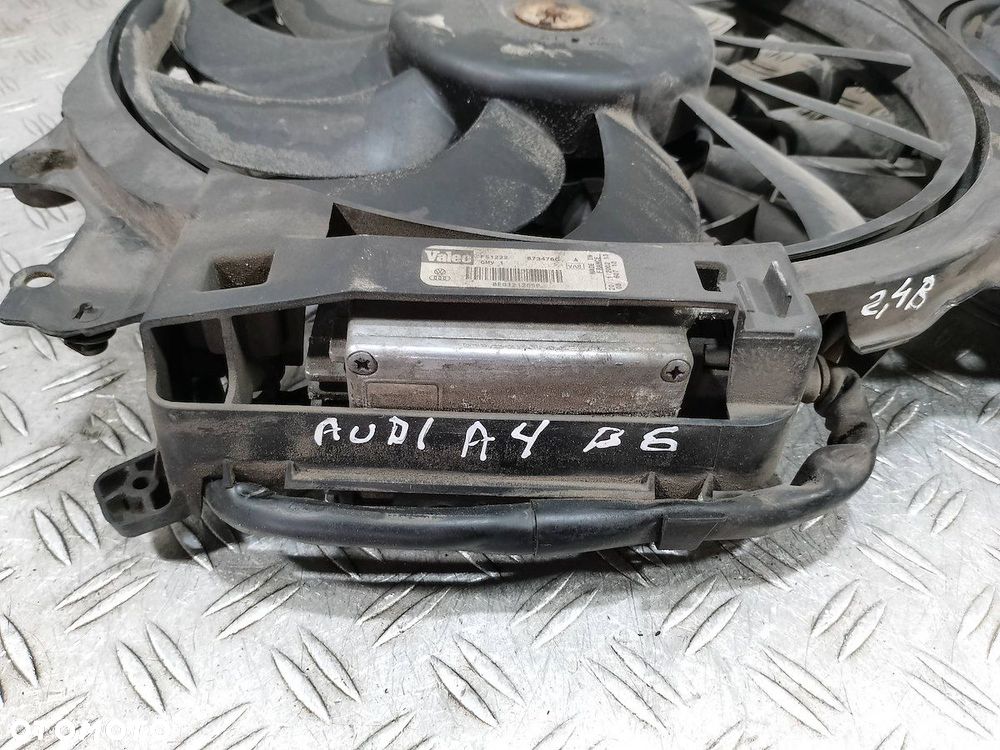 WENTYLATORY CHŁODNICY AUDI A4 B6 8E0121205P  FS1222  873476C 2.4 B - 10