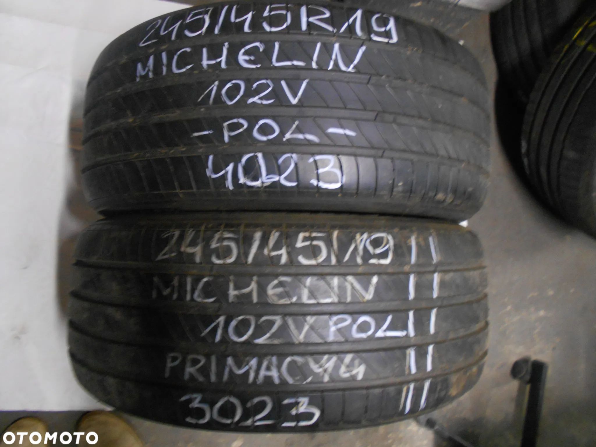 OPONY 245/45R19 MICHELIN PRIMACY 4 POL DOT 4023 7.4MM - 1