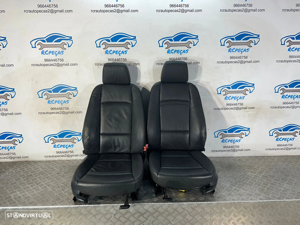 Conjunto Bancos Pele Eletricos Frente Frontal BMW Serie 3 Coupe e92 2006 - 2012