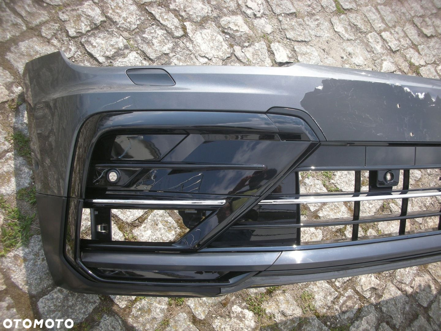 TIGUAN R-LINE PRZEDNI ZDERZAK 2015- 5NA SPOILER KRATKI PRZÓD 6 X PDC - 2