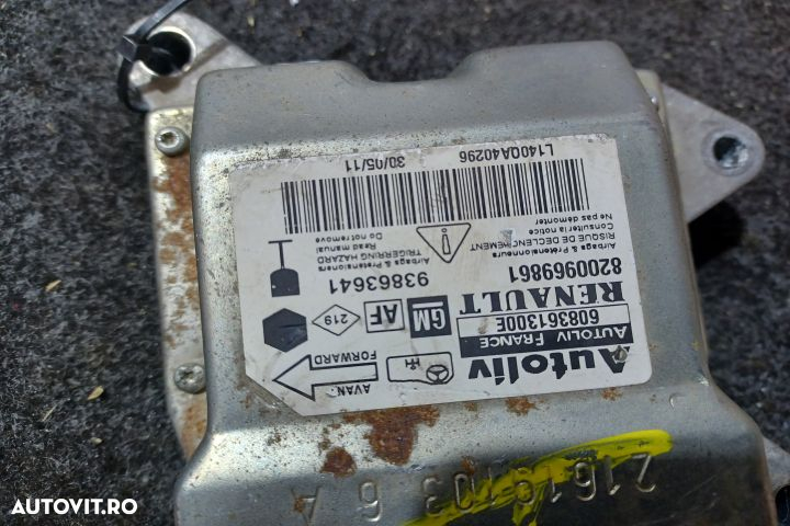 Calculator airbag 8200969861 608361300E Renault Trafic 2 [2001 - 2006 - 4