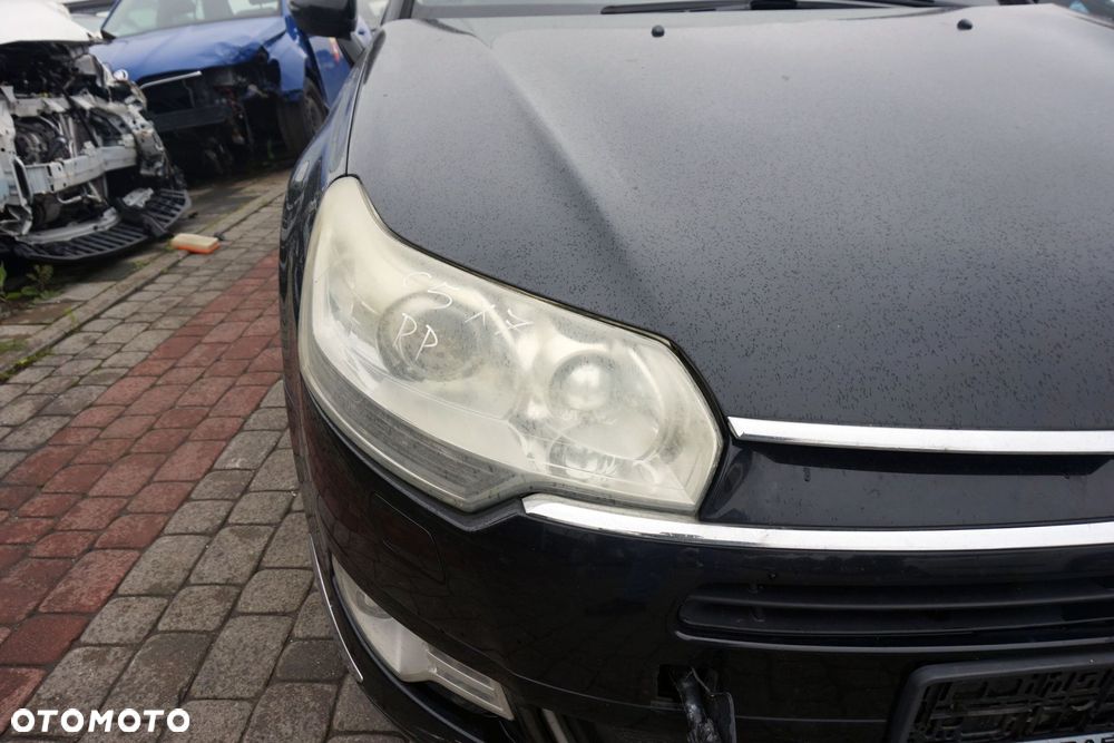 MASKA ZDERZAK BŁOTNIKI LAMPY C5 III X7 KTVD XENON SPRYSKI EU CITROEN 2008-2017 CZARNY PRZÓD KOMPLETNY - 29