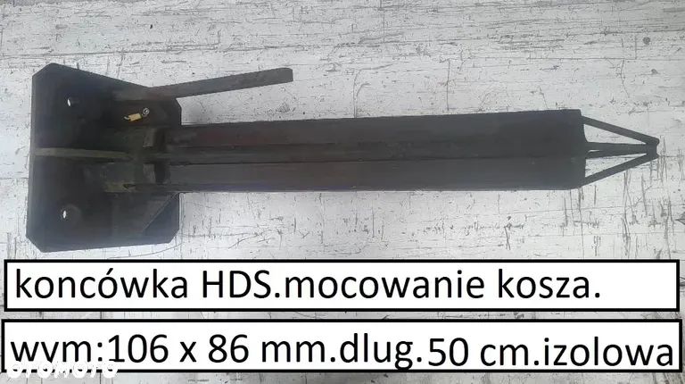 HDS  Przedłuzka wysuw Ramie Kiper Wywrot HDS PALFINGER HIAB IVECO DAILY RENAULT MAN - 12