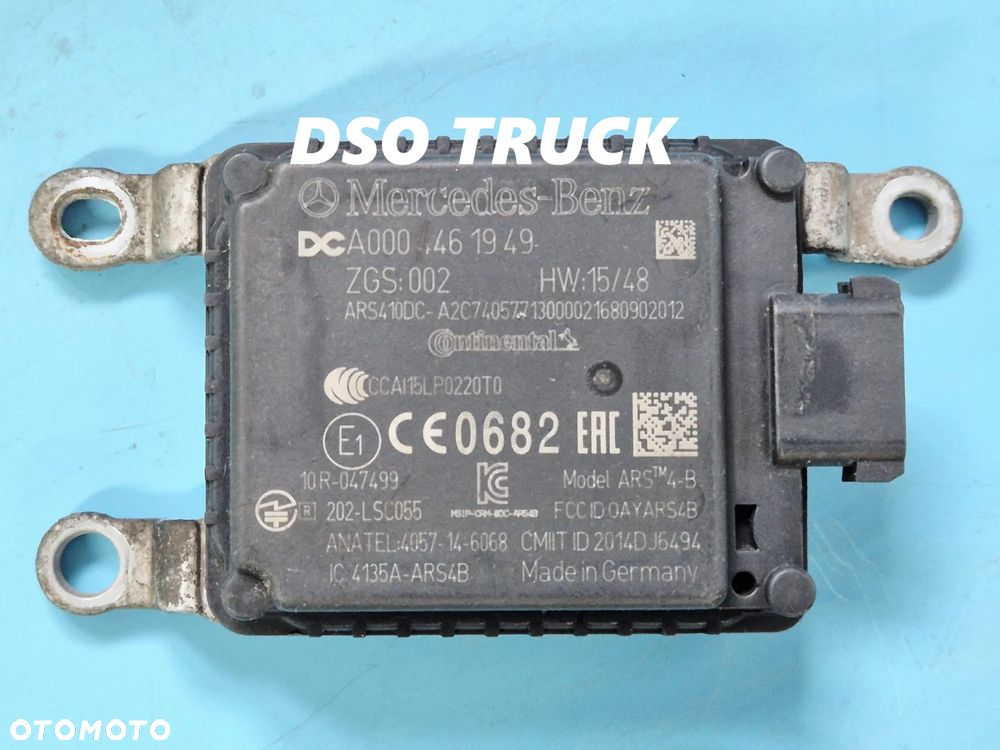 Radar czujnik odleglosci Mercedes MP A0004461949 ZGS 002 - 2