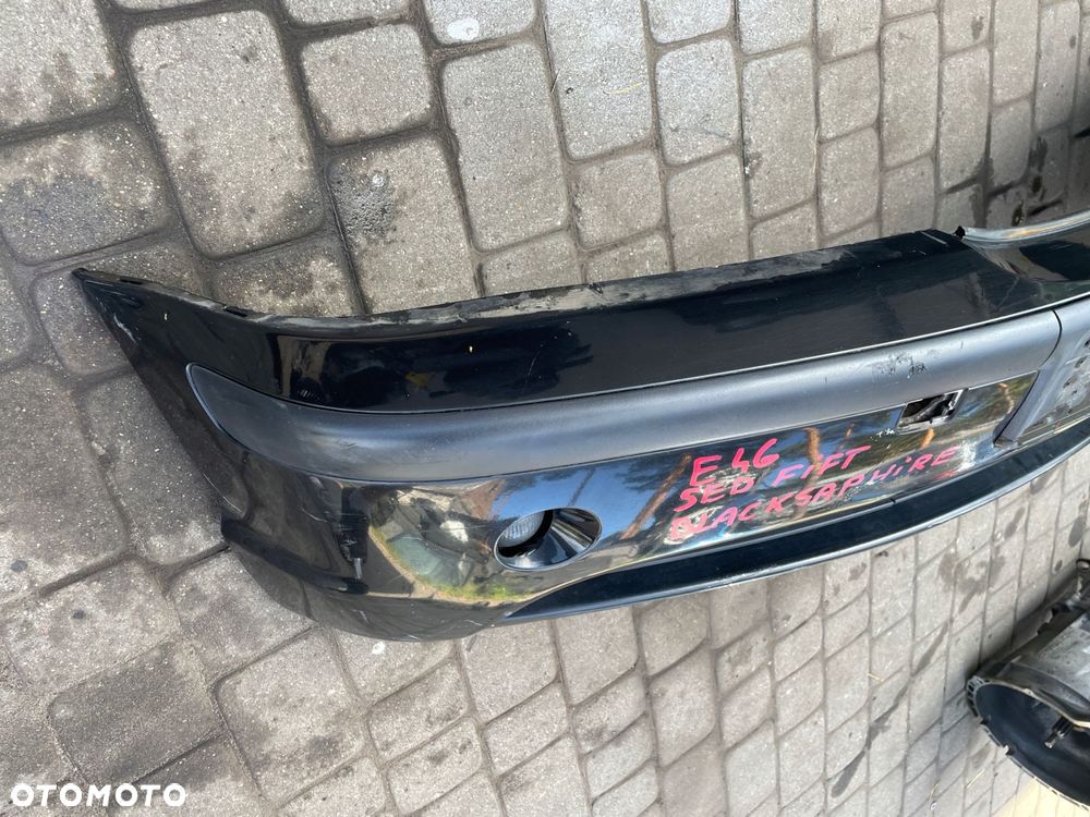 zderzak przód bmw e46 sedan kombi lift blacksaphire - 8