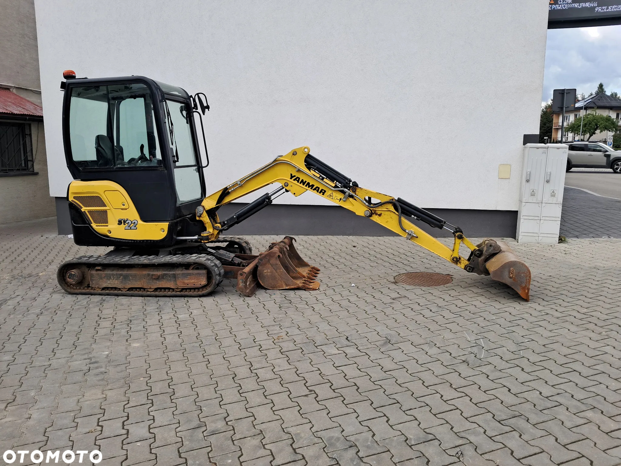 Yanmar SV 22 minikoparka waga 2275kg 2.3T *3 łyżki * 2021r * 1150 mtg * szybkozłącze * silnik Yanmar dwie prędk jazdy - 2