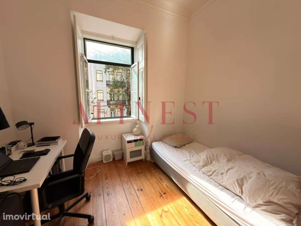 Apartamento T2 Mobilado | 80m² | Conde Redondo | Próx. Av. Liberdad... - Grande imagem: 5/12