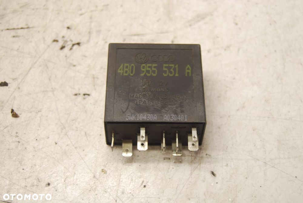 PRZEKAŹNIK WYCIERACZEK 4B0955531A "377" VW PASSAT B5 GOLF IV AUDI SEAT SKODA - 1