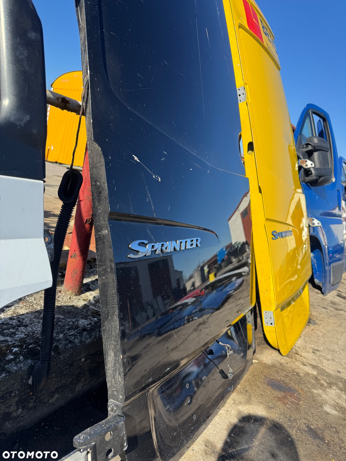 Mercedes sprinter   Crafter 906 lewe czarne  żółte maxi - 6