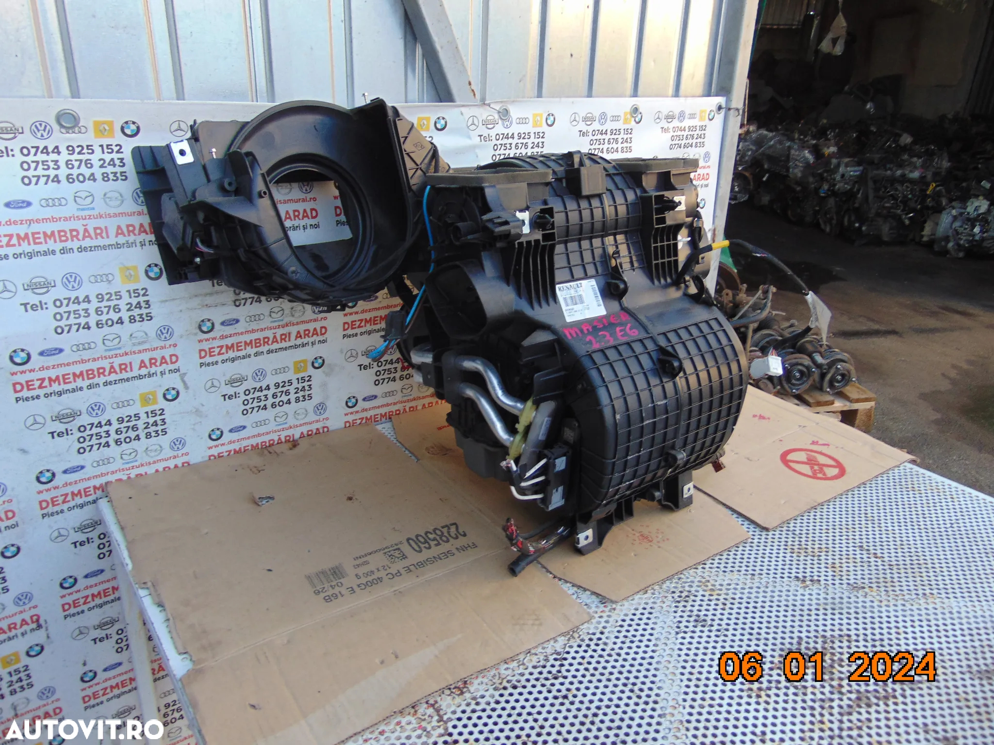 Aeroterma Renault Master 2016-prezent Opel Movano tulumba carcasa aeroterma radiator motoras - 7