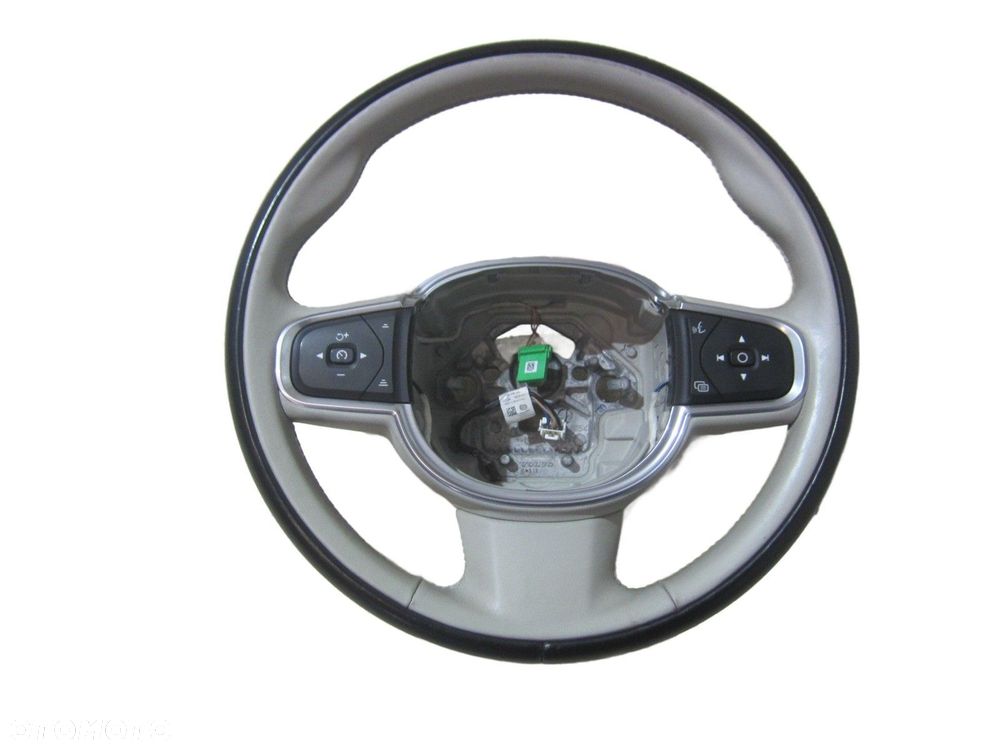 VOLVO XC60 II XC 60 KIEROWNICA MULTIFUNKCYJNA SKÓRZANA JASNA ŁADNA 31407818 - 1
