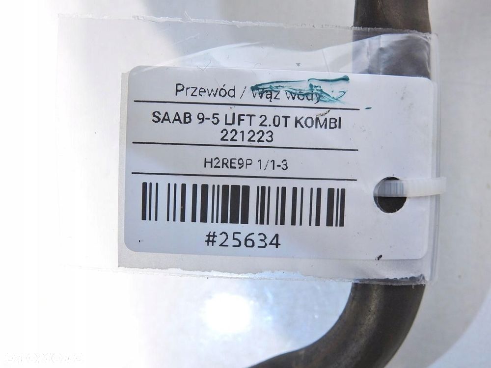 PRZEWÓD OLEJU TURBINY SAAB 9-5 2.0 T - 6