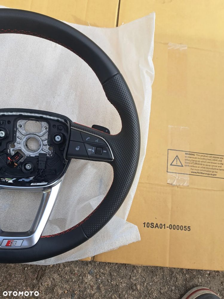 Kierownica wielofunkcyjna Audi A4 S4 B9 A5 S5 F5 8W0419091GP IDD Skóra Perforowana Audi Multi-Function Steering Wheel Perforated Leather 8W0419091GPIDD - 4
