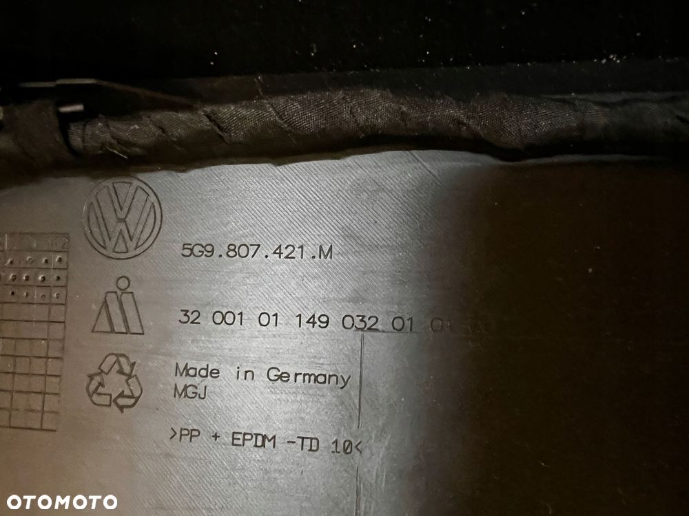 ZDERZAK TYŁ TYLNY DYFUZOR SPOILER 4 PDC VW GOLF VII R-LINE 5G9 KOMBI - 16