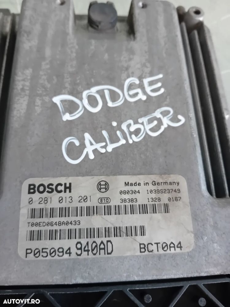 Calculator Motor ECU Dodge Caliber 2.0 Crdi Manual Cod P05094940AD 0281013201 - 5