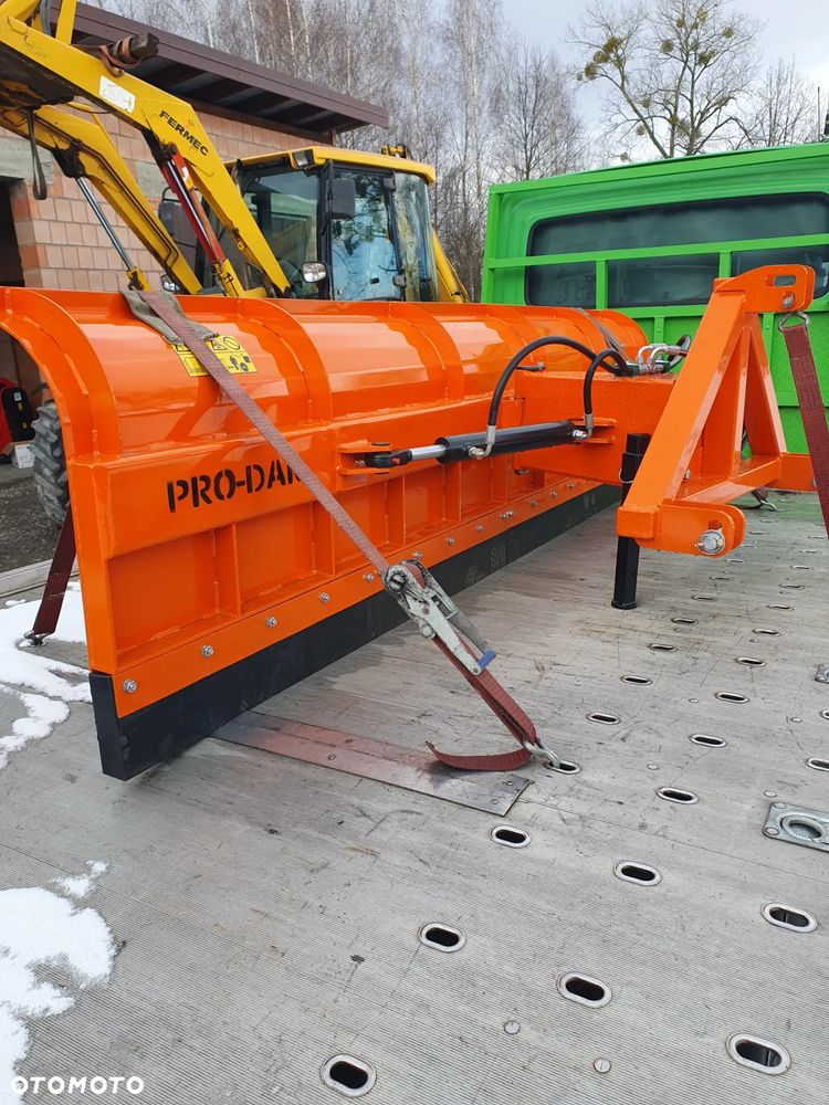 Pług do śniegu 3m hydrauliczny do tuza masywny profesjonalny do ciągnika - 5