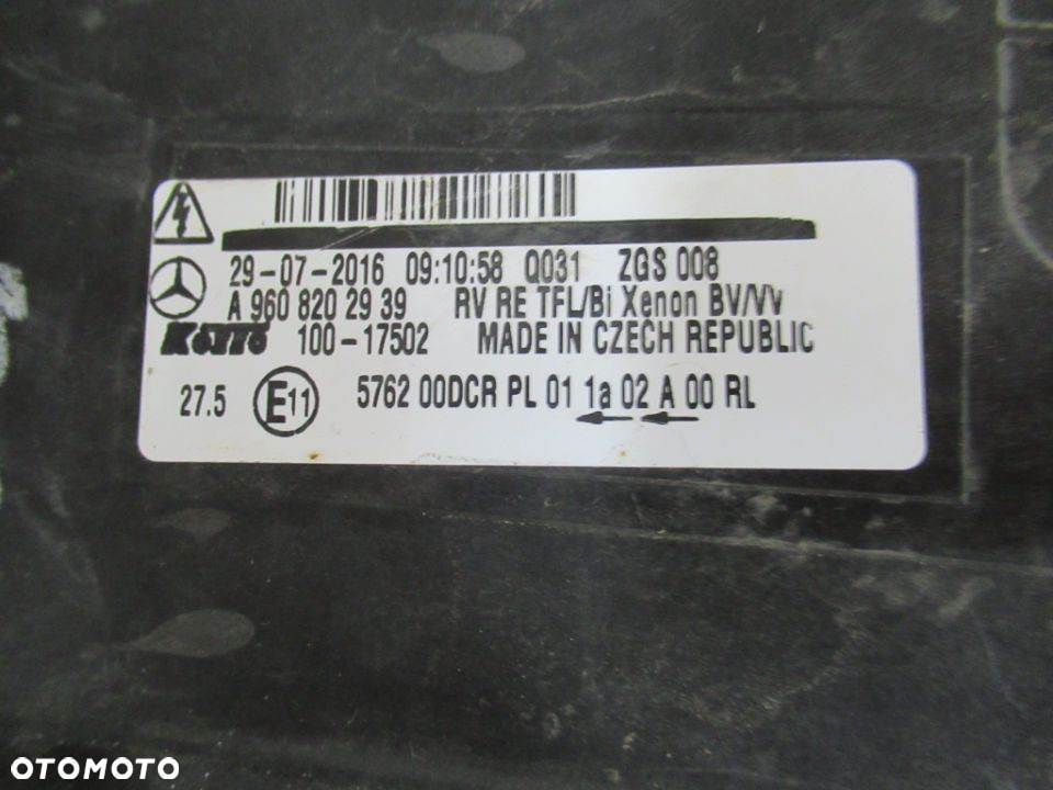 LAMPA PRZEDNIA PRZÓD PRAWA MERCEDES ANTOS AROCS ACTROS W960 BI-XENON 2013 - 8