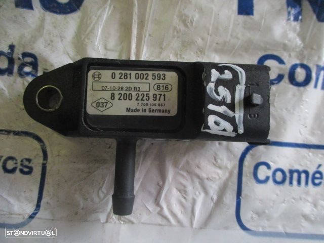 Sensor 8200225971 0281002593 DACIA LOGAN 2007 1.5 DCI MAP NISSAN MICRA 2007 1.5 DCI SENSOR PRESAO RENAULT KANGOO 2007 1.5DCI 70CV 4P CINZA RENAULT MODUS FASE 2 LONG 2009 1.5DCI 65CV 5P BEGE - 1