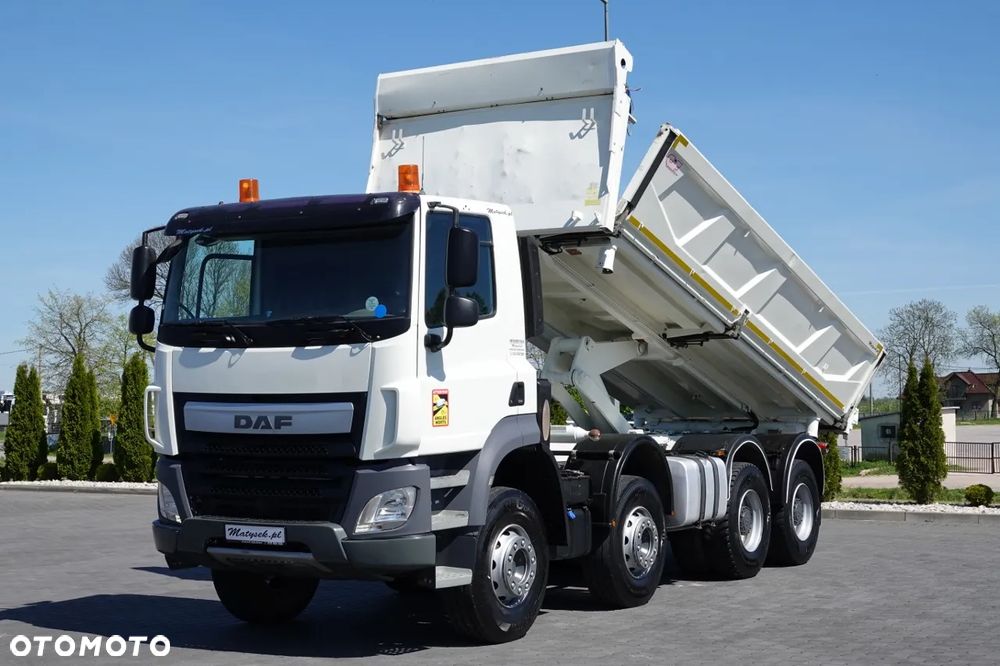 DAF CF 460 / 8x4 / WYWROTKA / HYDROBURTA  / BORDMATIC / SPROWADZONY - 1