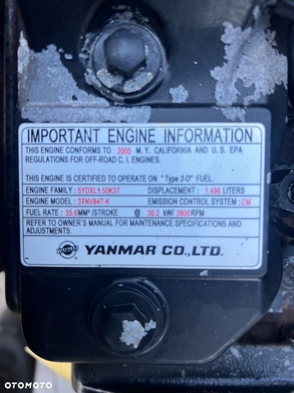 Silnik Kompletny YANMAR 1.5 Turbo TD 3TNV84T -K John Deere 3235c Stan BDB! - 4