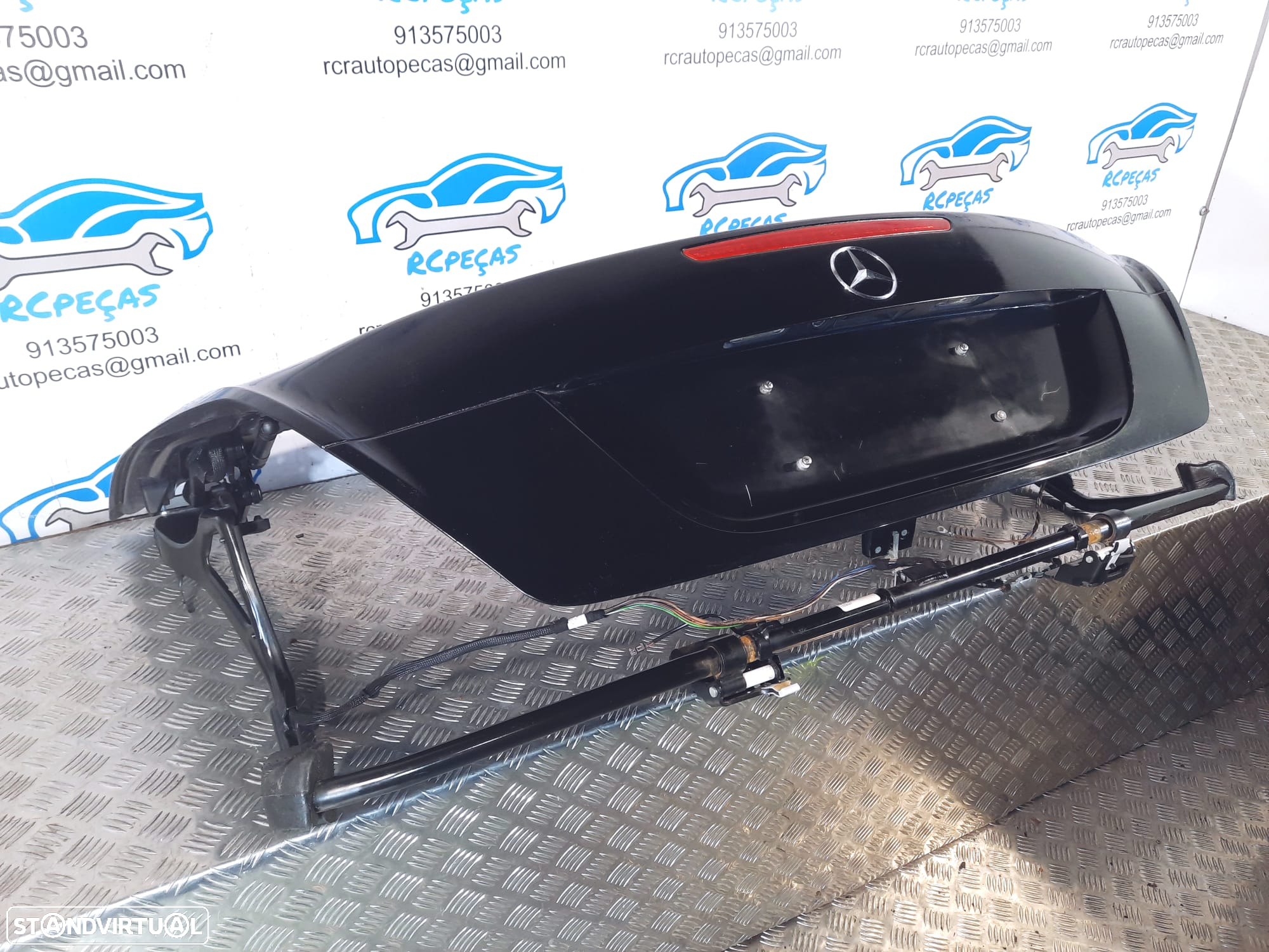 .PORTA TAMPA MALA MERCEDES BENZ CLASS SLK R171 A1708172620 1708172620 FECHO PUXADOR LUZ 3º STOP - 4