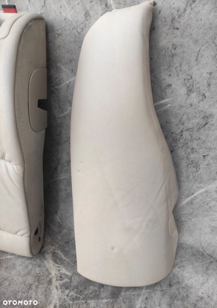 KANAPA TYŁ TYLNA SKŁADANA JASNA SKÓRA BMW E61 ISOFIX - 9