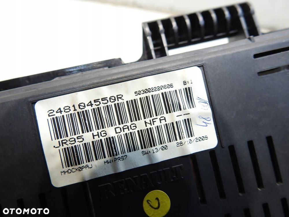 LICZNIK ZEGARY RENAULT SCENIC III 2.0 DCI 248104550R - 5