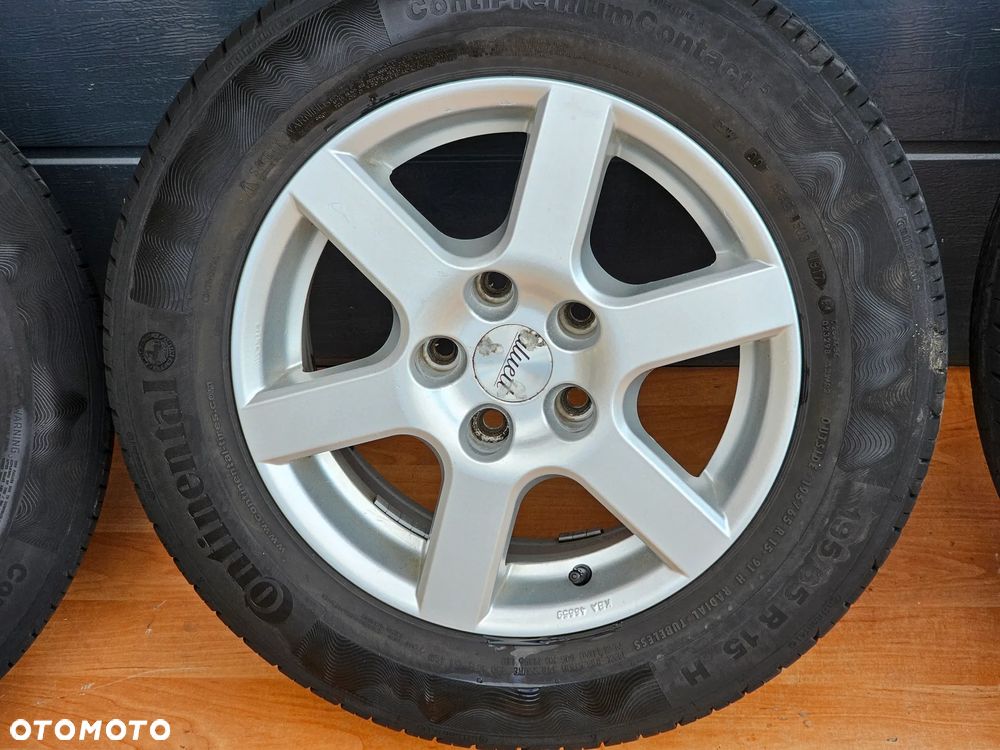 KOŁA FELGI ALUMINIOWE 15 5x110 OPONY LETNIE 195/65/15 OPEL ZAFIRA A B ASTRA H VECTRA C SIGNUM MERIVA B - 6