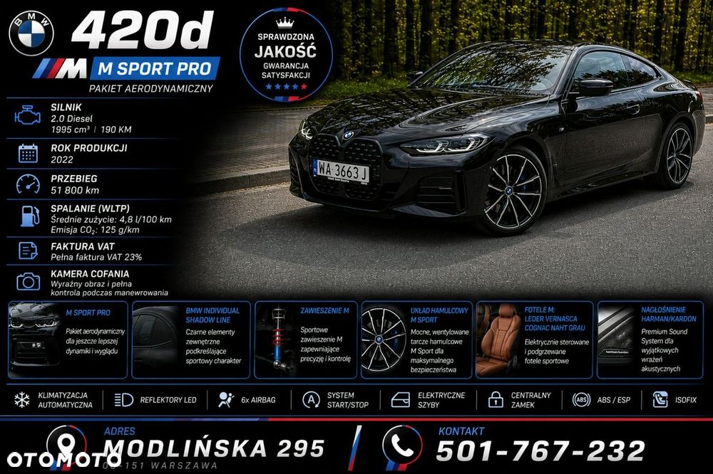 BMW Seria 4 420d M Sport - 1