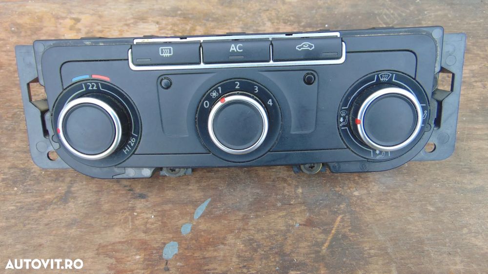 Vand Panou comenzi clima  Volkswagen Transporter T5 facelift 2.0 diesel an 2009-2015Cod 5HB010259 - 5