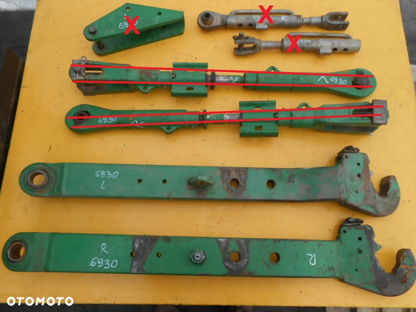 Dolne ramię lewe prawe John Deere 6930 Premium