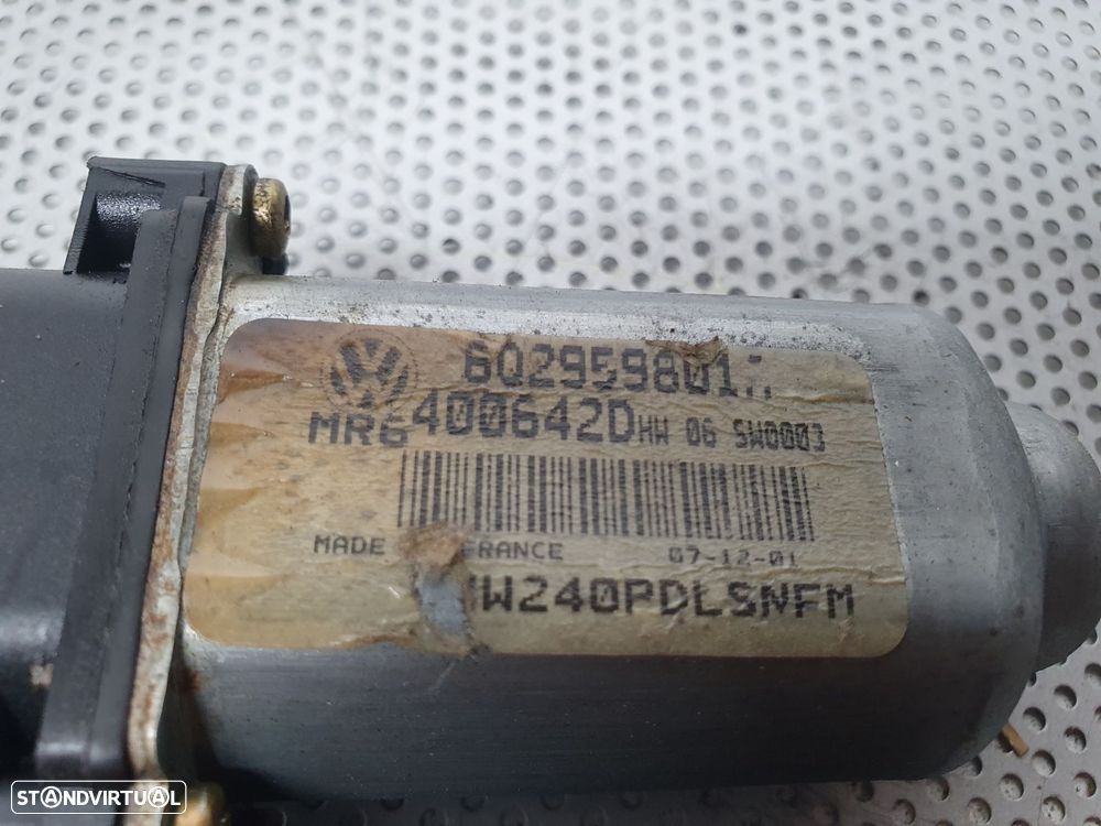 Motor Elevador Porta Frente Dto Volkswagen Polo (9N_) - 2