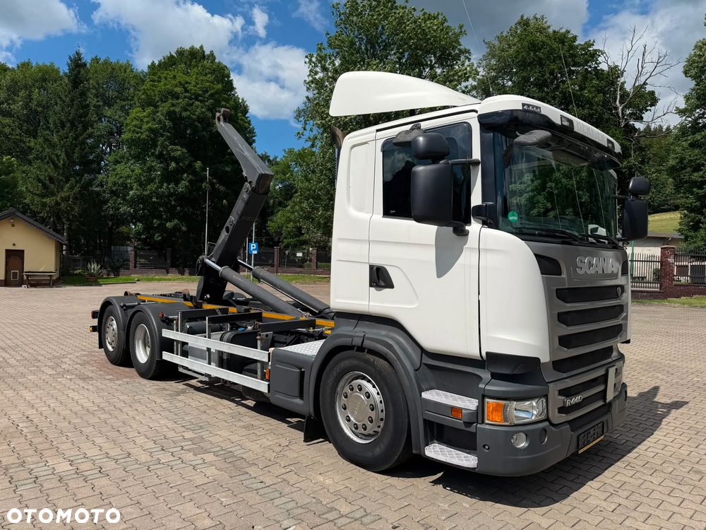 Scania R440 hakowiec, 6x2, MEILLER, pilot, 490 t.km.! - 8