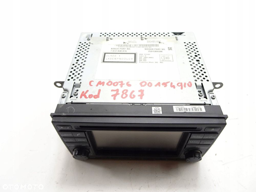 radio cd nissan qashqai j10 7612830076 - 1