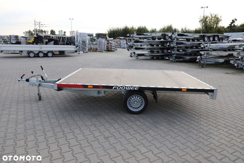 Inny Platforma FOOWEE 3.2x2.2 do transportu dwóch quadów, buggy DMC 1300kg, Podjazdy 2.4m alu - 2