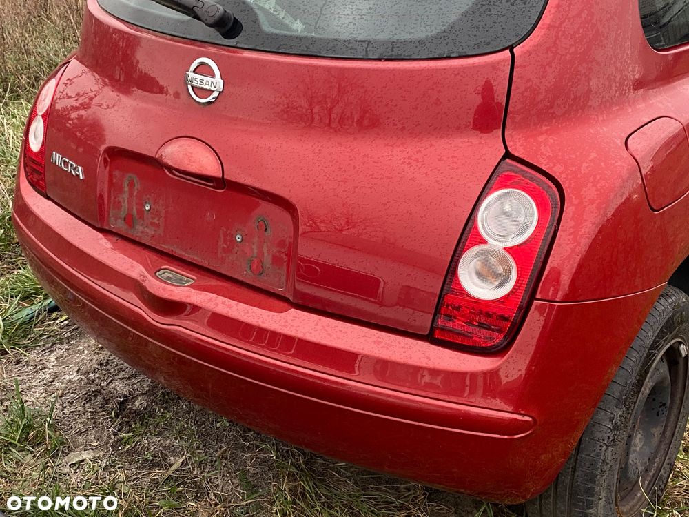 Nissan Micra k12 lift Zderzak TYŁ TYLNY 3-drzwi A32G IDEALNY - 5