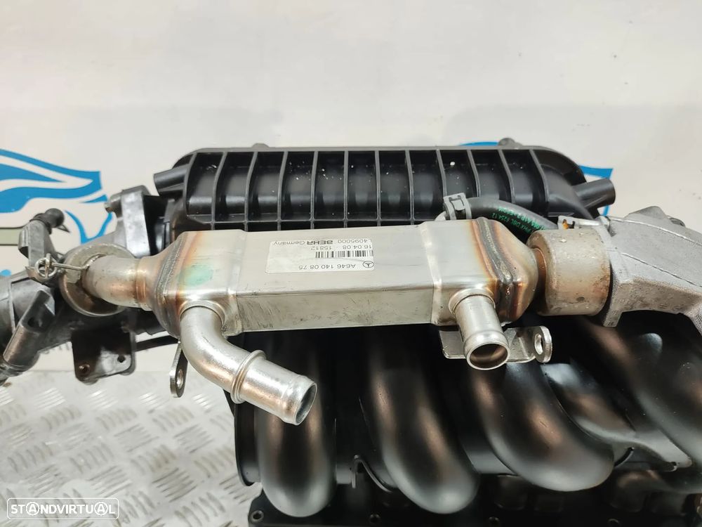 Coletor de admissão Mercedes com Válvula EGR e radiador EGR Mercedes CLK W209 220 CDI - 12