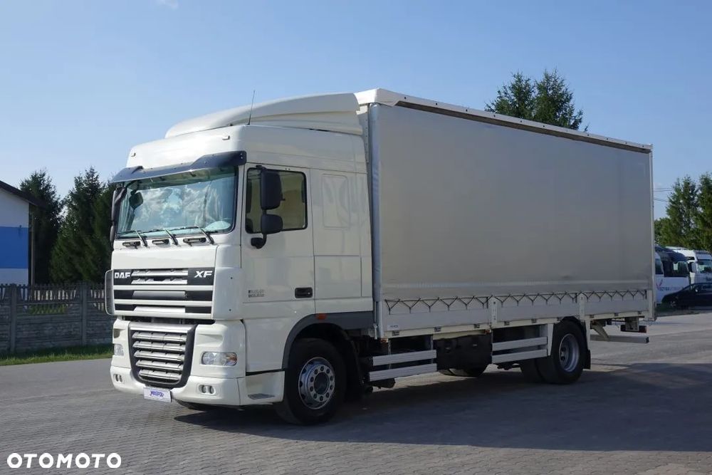 DAF XF 105.510 / BURTO-FIRANKA / EURO5 / AUTOMAT / NOWE PLANDEKI I DACH / PODŁOGA SZYNA-DESKA - 1