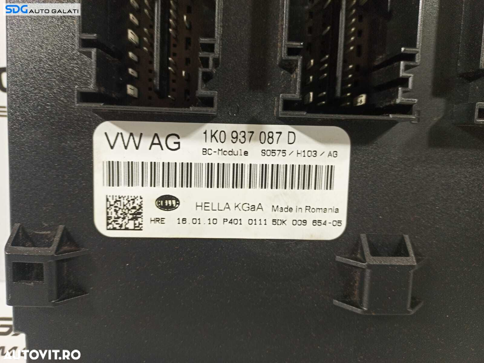 Unitate Modul Calculator Confort Comfort BCM Volkswagen Golf 6 2008 - 2014 Cod 1K0937087D [L1824] - 2