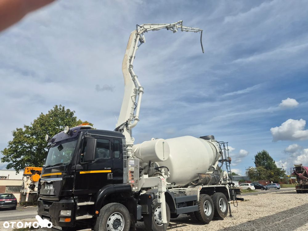 MAN 35.480 8x4 CIFA 24m+9m3 pompogruszka pompa do betonu - 1